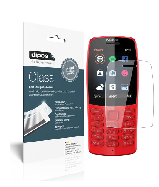 Perfekte Passform und ultimative Qualität: Unser 9H Panzerglas bietet Schutz für Nokia-210