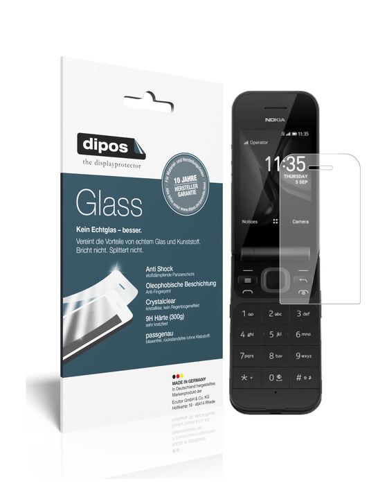 Perfekte Passform und ultimative Qualität: Unser 9H Panzerglas bietet Schutz für Nokia-2720 Flip