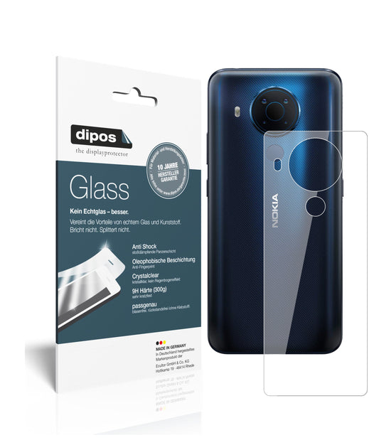 Perfekte Passform und ultimative Qualität: Unser 9H Panzerglas bietet Schutz für Nokia-5.4 Rückseite