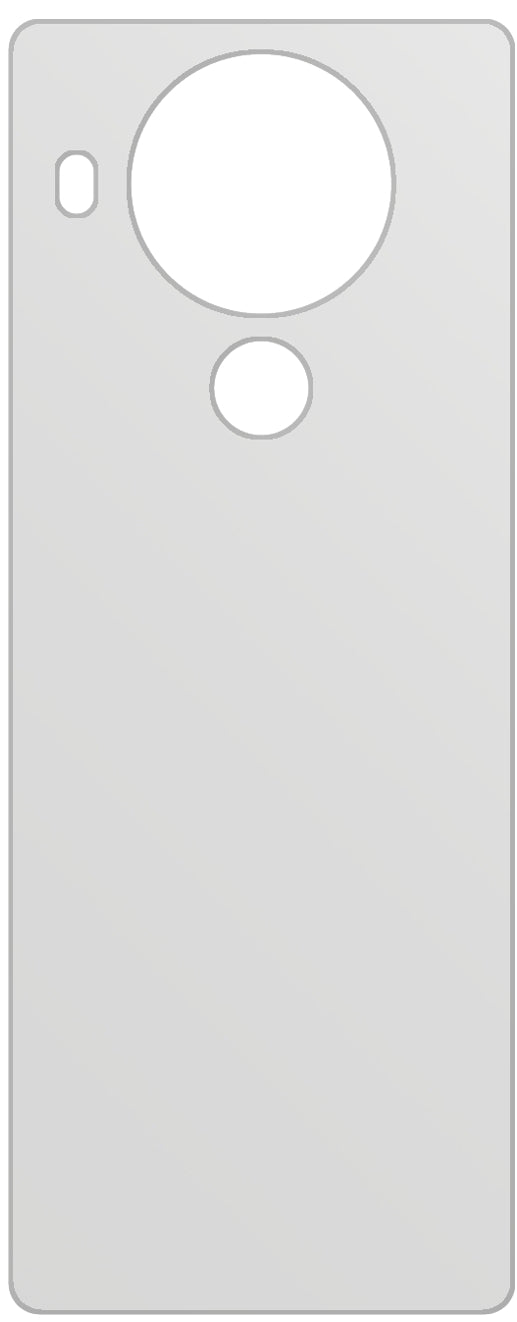 dipos Displayschutz für Nokia 5.4 Rückseite, mattierte Oberfläche, geringe Dicke und perfekte Passform