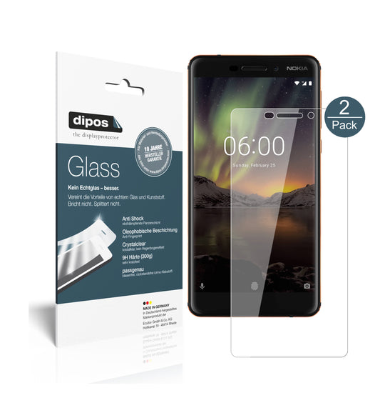 Perfekte Passform und ultimative Qualität: Unser 9H Panzerglas bietet Schutz für Nokia-6.1 2018