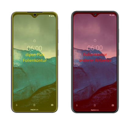 2x 3D Full Cover Schutzfolie für Nokia 46059
