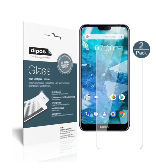 Perfekte Passform und ultimative Qualität: Unser 9H Panzerglas bietet Schutz für Nokia-7.1