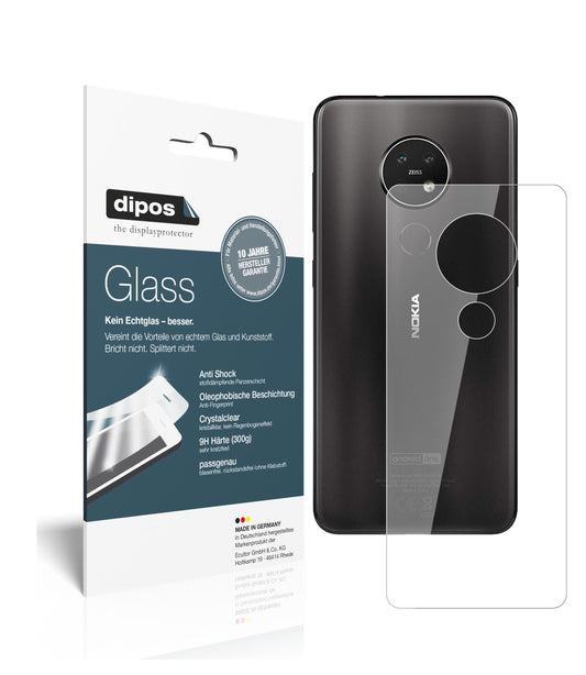 Perfekte Passform und ultimative Qualität: Unser 9H Panzerglas bietet Schutz für Nokia-7.2 Rückseite