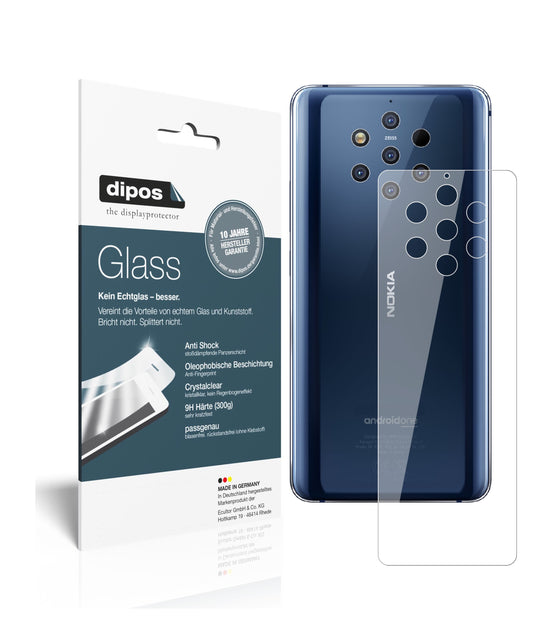 Perfekte Passform und ultimative Qualität: Unser 9H Panzerglas bietet Schutz für Nokia-9 PureView Rückseite
