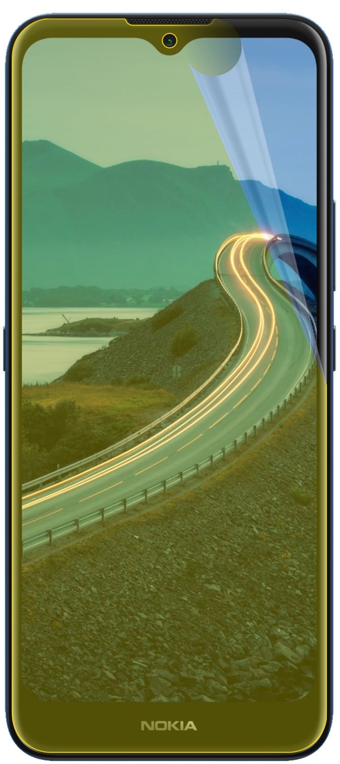 3x 3D Full Cover Schutzfolie für Nokia C5 Endi