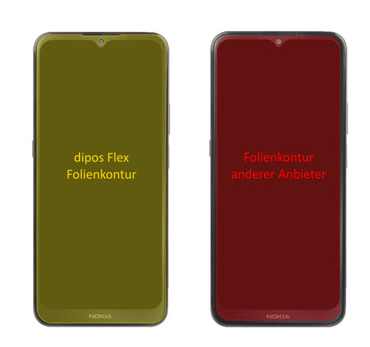 3x 3D Full Cover Schutzfolie für Nokia G300
