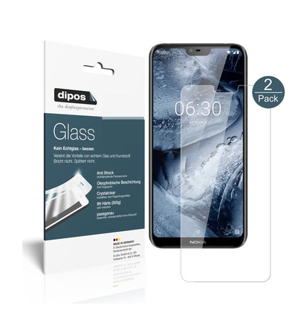 Perfekte Passform und ultimative Qualität: Unser 9H Panzerglas bietet Schutz für Nokia-X6 2018 TA1099