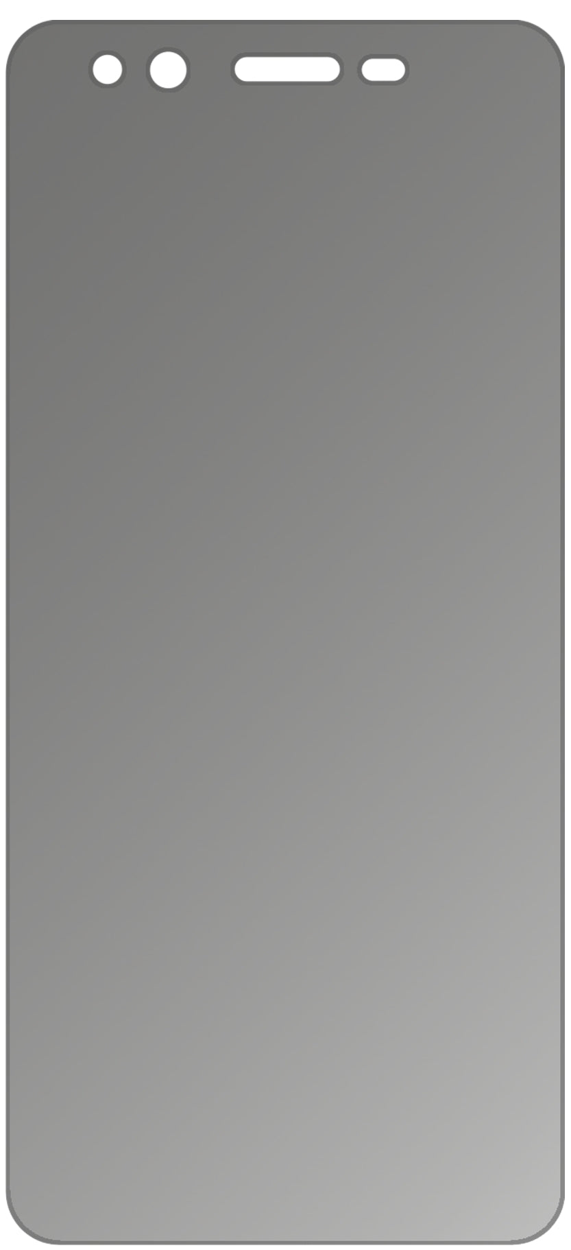 dipos Displayschutz für Nomu M8, mattierte Oberfläche, Blickschutzfilter und perfekter Passform