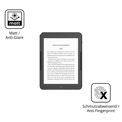 Dünne und entspiegelnde Folie passend zugeschnitten für Nook GlowLight 4
