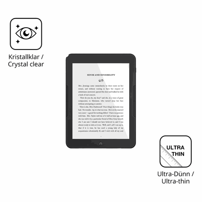 Dünne und klare Folie passend zugeschnitten für Nook GlowLight 4