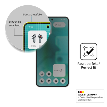 Schutz gegen Kratzer auf dem Nothing Phone (3a) Community Edition Glas durch Schlüssel oder Ähnliches