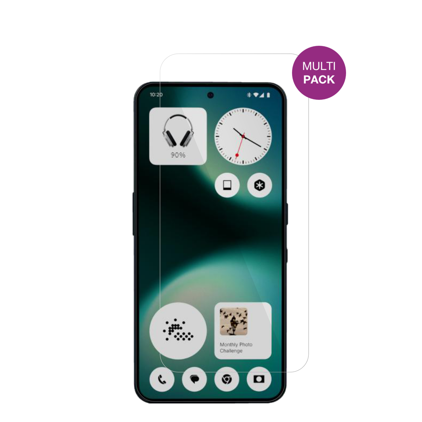 4x Schutzfolie klar für Nothing Phone 3a Lite Display-Schutzfolie