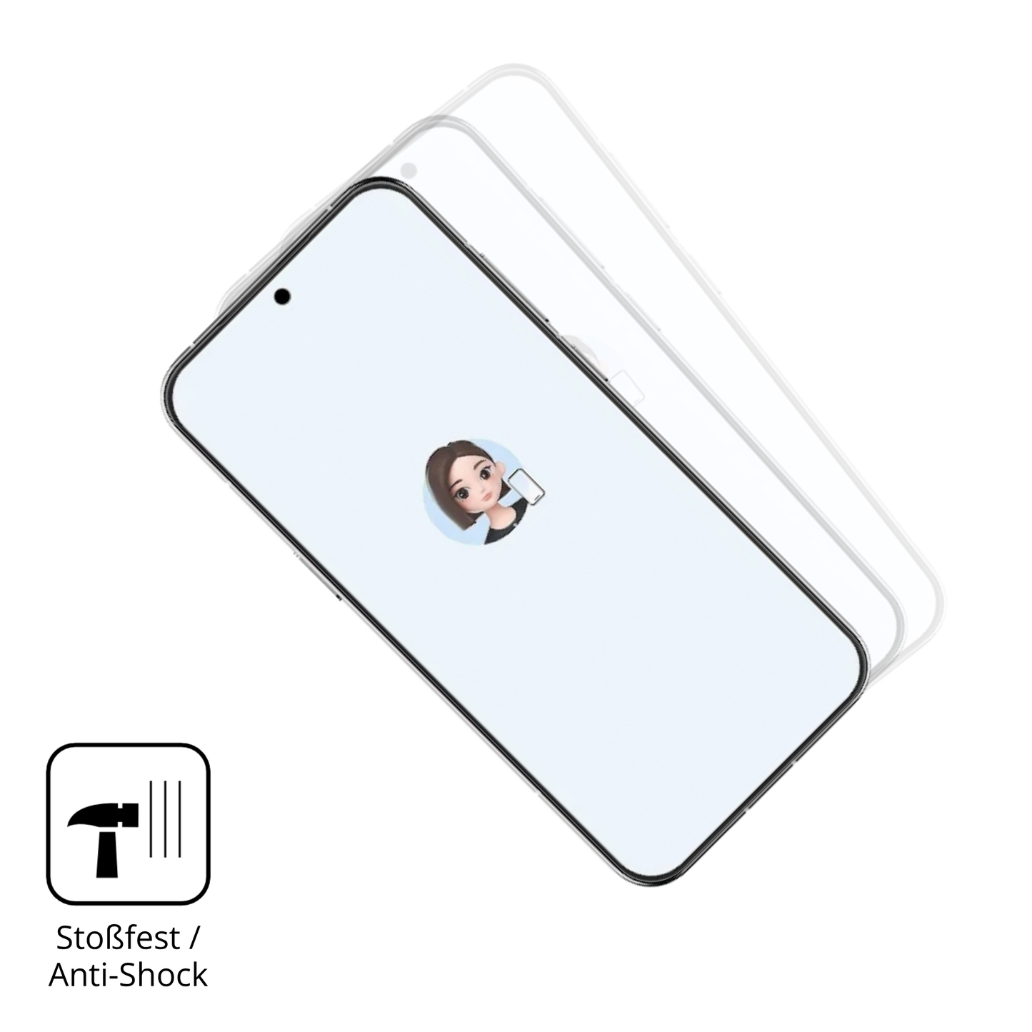 Schutz gegen Kratzer auf dem Nubia M153 Glas durch Schlüssel, Stöße gegen die Tischkante oder Stürze