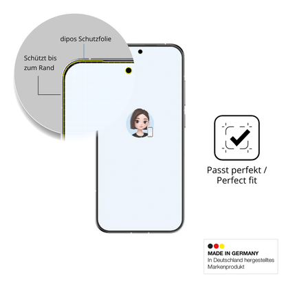 Besonders flexibler Displayschutz mit Anti-Shock-Schicht im Materialmix