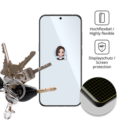 dipos Displayschutz für Nubia M153, transparente Oberfläche, geringe Dicke und perfekte Passform