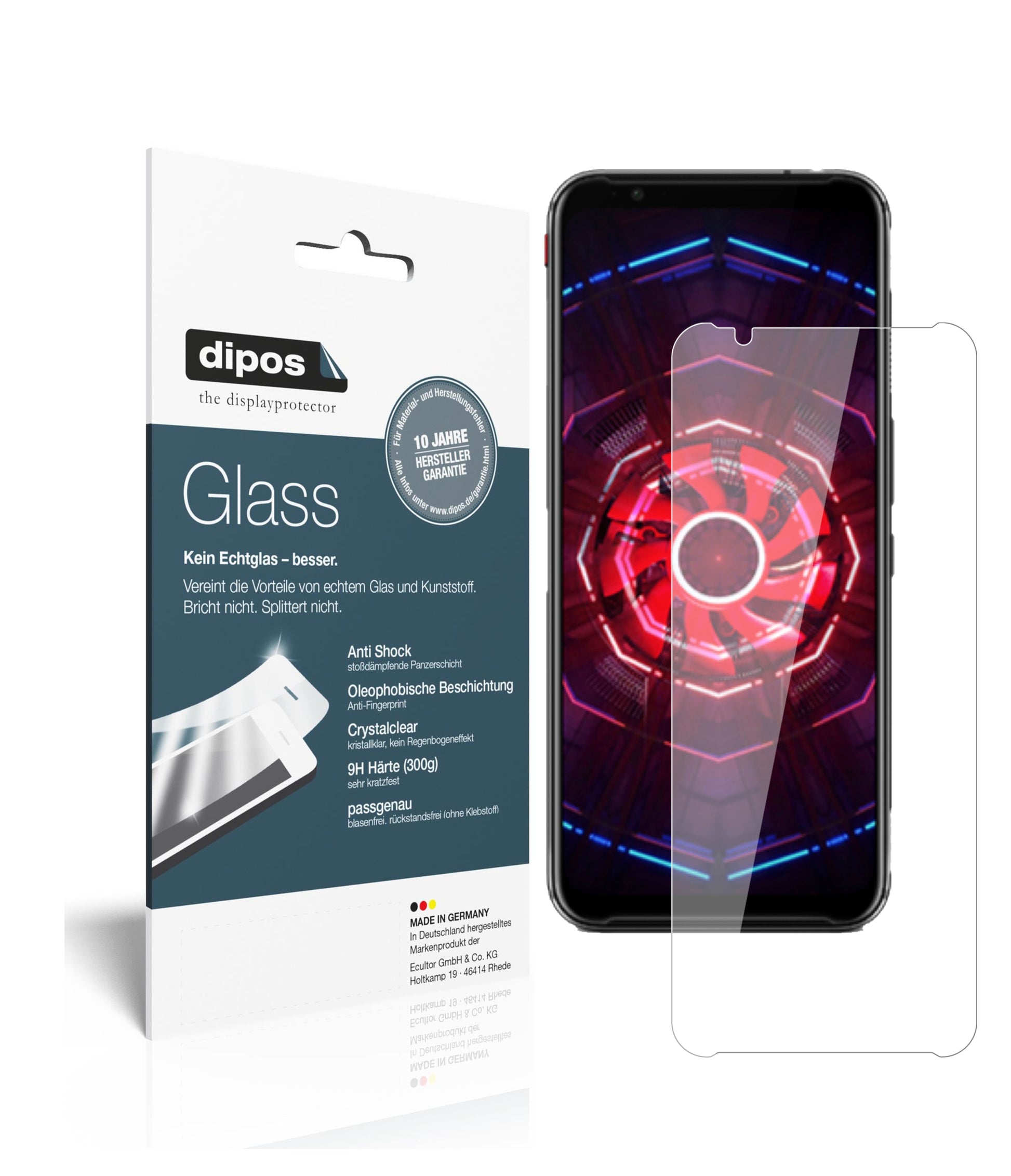 Perfekte Passform und ultimative Qualität: Unser 9H Panzerglas bietet Schutz für nubia-Red Magic 3s