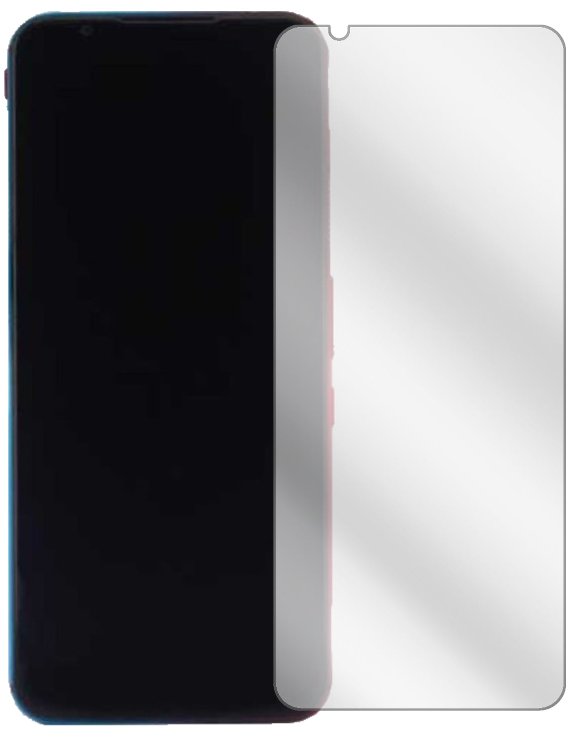 nubiaRed Magic 5G mit aufgebrachter dipos Displayschutzfolie, glasklare Darstellung ohne Einschränkungen