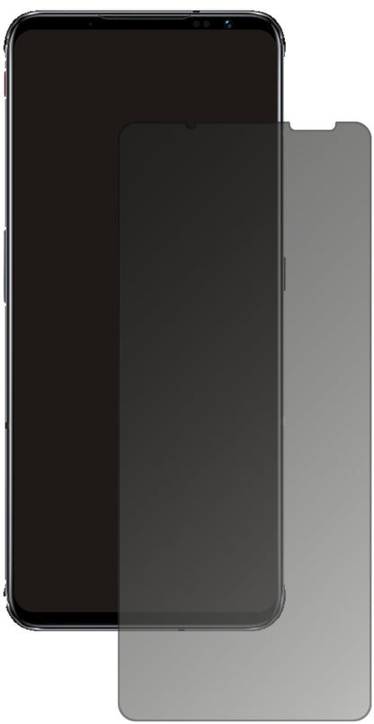 nubiaRed Magic 6 mit aufgebrachtem dipos Displayschutz, der seitliche Einblicke blockiert