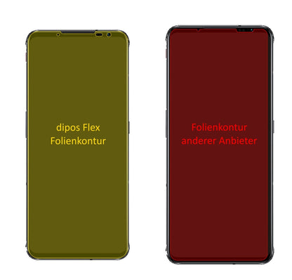 2x 3D Full Cover Schutzfolie für nubia Red Magic 6 Pro