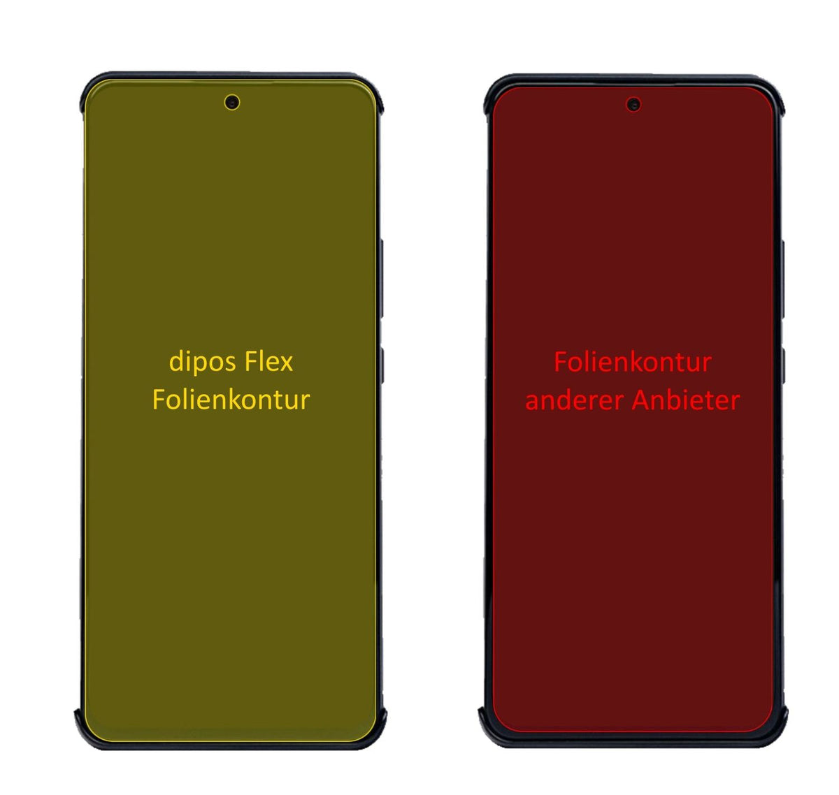 3x 3D Full Cover Schutzfolie für Nubia Red Magic 6R
