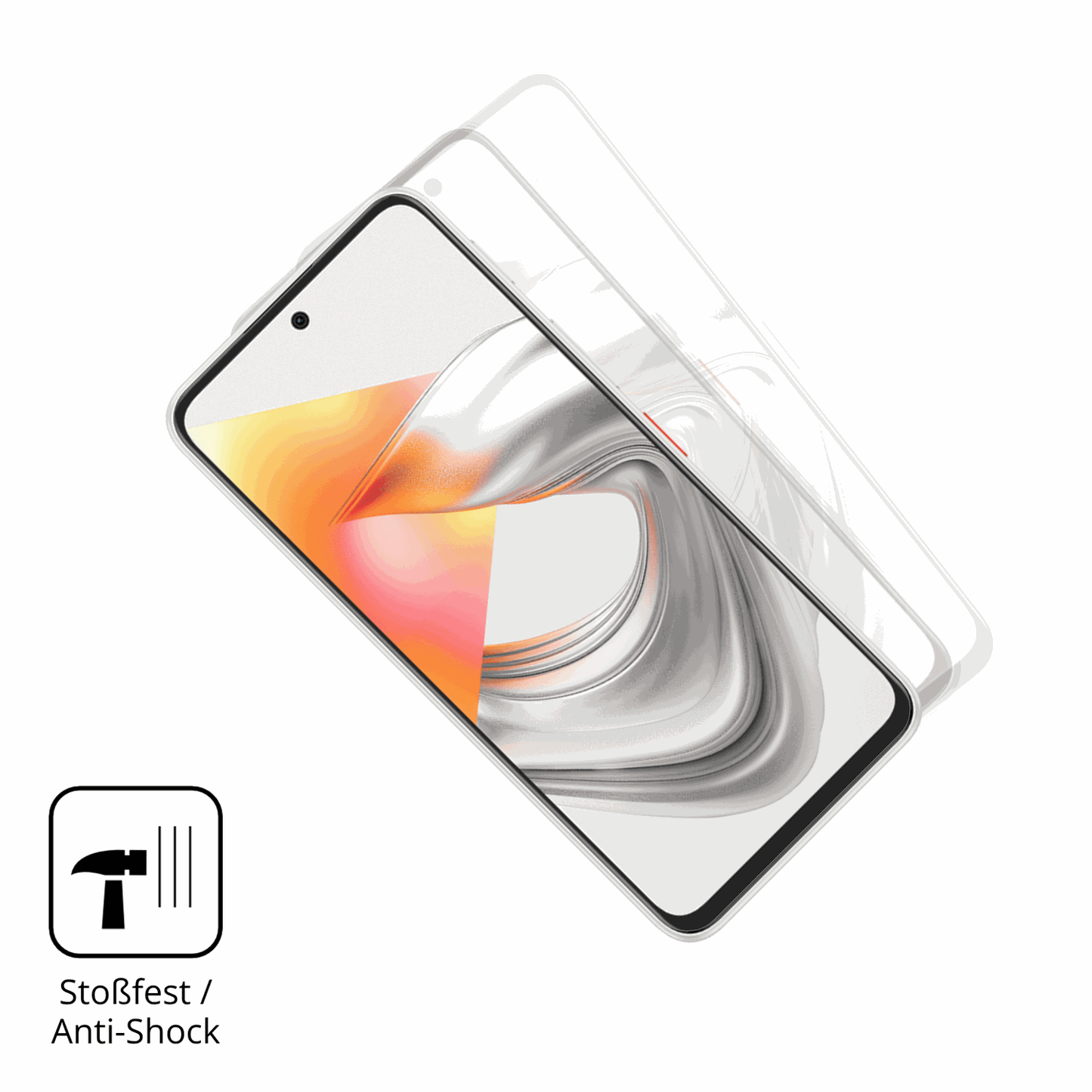 Schutz gegen Kratzer auf dem Nubia S2 Lite Glas durch Schlüssel, Stöße gegen die Tischkante oder Stürze