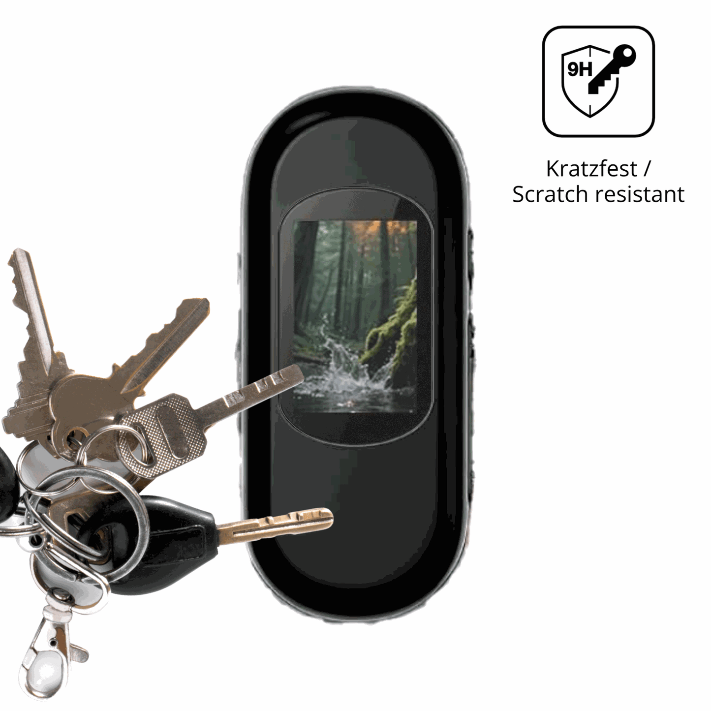 dipos Displayschutz für OBEST M25 Mini-Action, mattierte Oberfläche, robuste Festigkeit und perfekte Passform