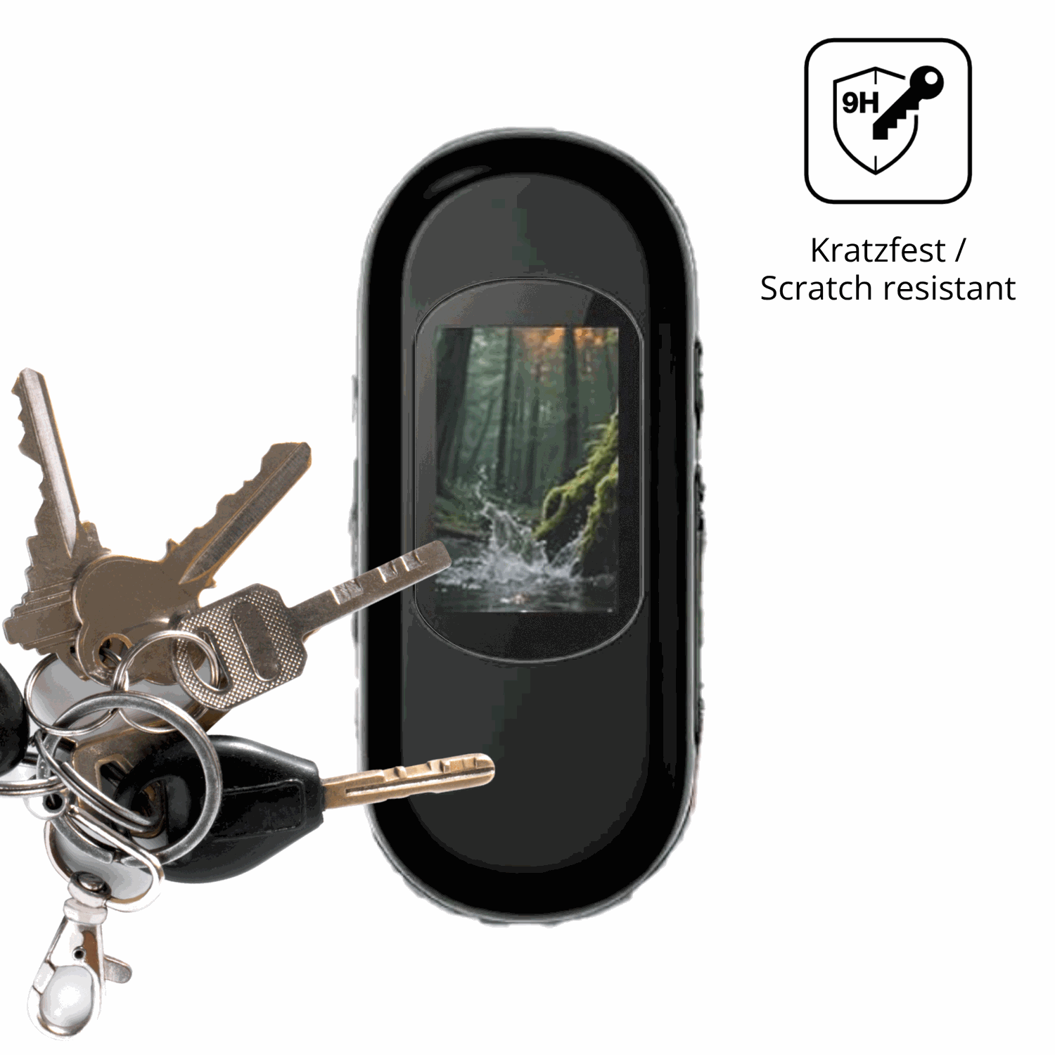 dipos Displayschutz für OBEST M25 Mini-Action, mattierte Oberfläche, robuste Festigkeit und perfekte Passform