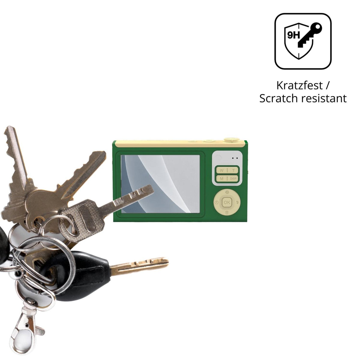 dipos Displayschutz für ocxu V88, mattierte Oberfläche, robuste Festigkeit und perfekte Passform
