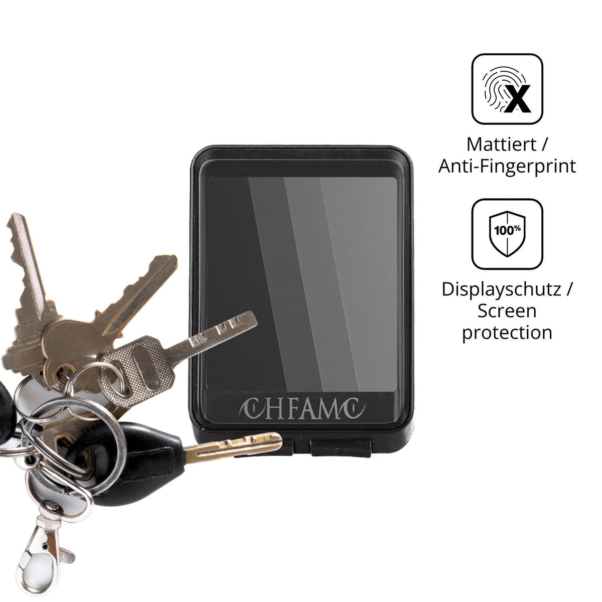 dipos Displayschutz für OHFAMO YGP-ZXCSDJ, mattierte Oberfläche, Blickschutzfilter und perfekter Passform