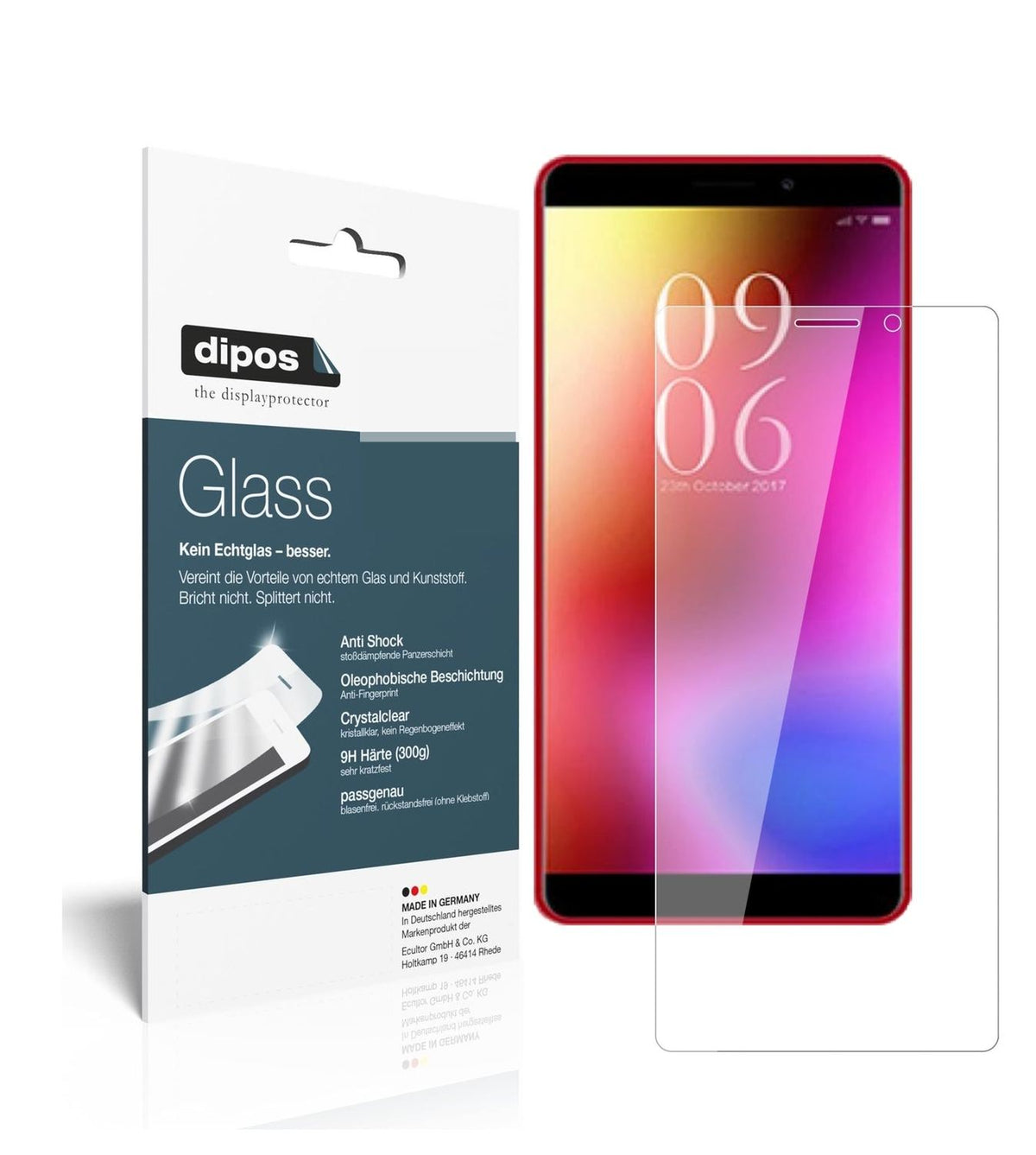 1x 9H Schutzfolie für Elephone A3 Panzerfolie