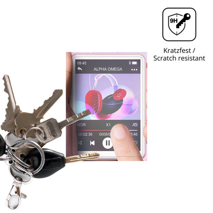 dipos Displayschutz für Oilsky M1 MP3-Player, mattierte Oberfläche, robuste Festigkeit und perfekte Passform