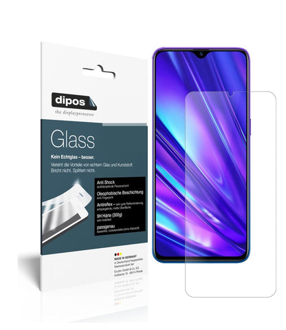 1x 9H Schutzfolie matt für Oppo Realme 5 Panzerfolie
