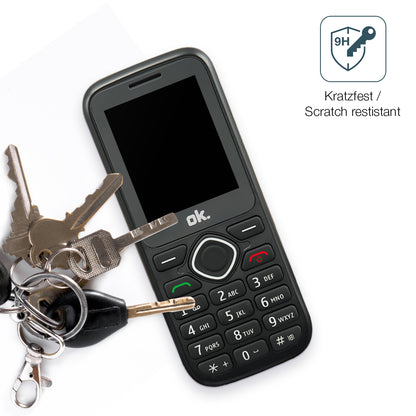 dipos Displayschutz für OK. OMP 11, mattierte Oberfläche, robuste Festigkeit und perfekte Passform