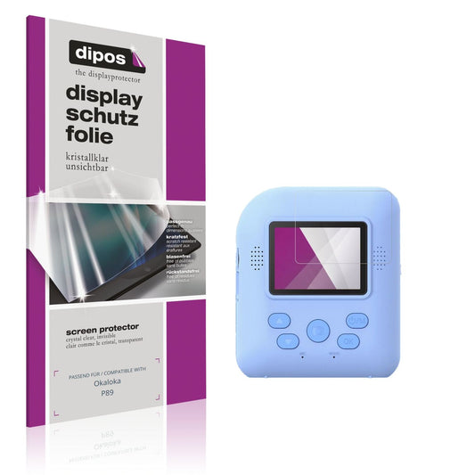 4x Schutzfolie klar für Okaloka P89 Display-Schutzfolie