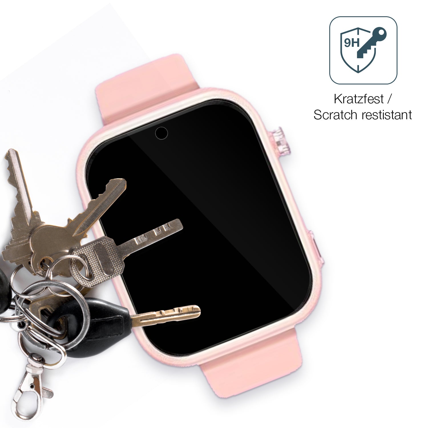 dipos Displayschutz für Okyuk 4G Kids, transparente Oberfläche, perfekte Passform auch für die Rundungen