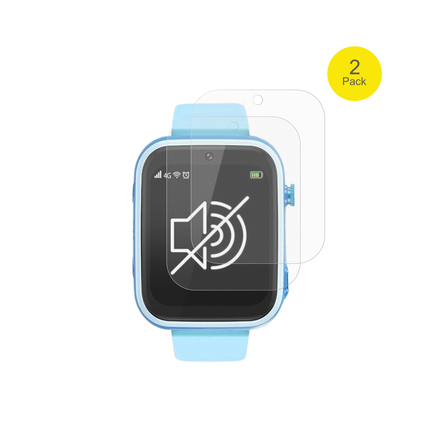 OkyukT70 mit aufgebrachter dipos Flex Schutzfolie, glasklare Darstellung ohne Einschränkungen