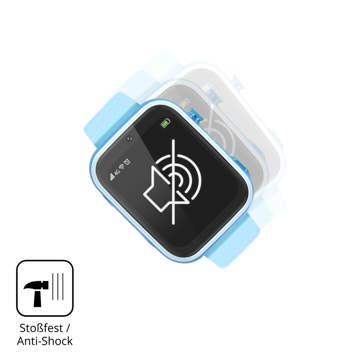 Schutz gegen Kratzer auf dem Okyuk T70 Glas durch Schlüssel, Stöße gegen die Tischkante oder Stürze