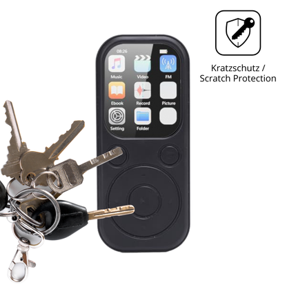 Schutz gegen Kratzer auf dem Olycism 64 GB MP3-Player Glas durch Schlüssel oder Ähnliches