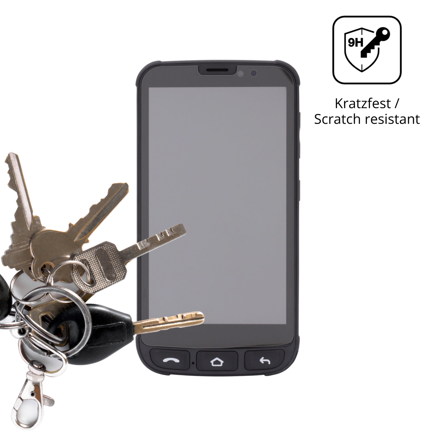 dipos Displayschutz für Olympia Neo Mini, mattierte Oberfläche, robuste Festigkeit und perfekte Passform