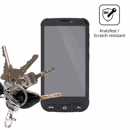 dipos Displayschutz für Olympia Neo Mini, transparente Oberfläche, perfekte Passform auch für die Rundungen