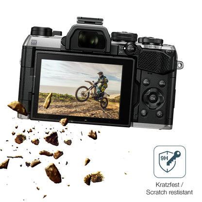 dipos Displayschutz für Olympus OM System OM-5 Mark II, mattierte Oberfläche, robuste Festigkeit und perfekte Passform