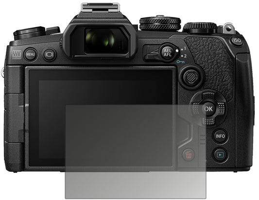 Blickschutzfolie von dipos passend für Olympus OM-D E-M1 Mark III, präziser Zuschnitt und blasenfrei montiert