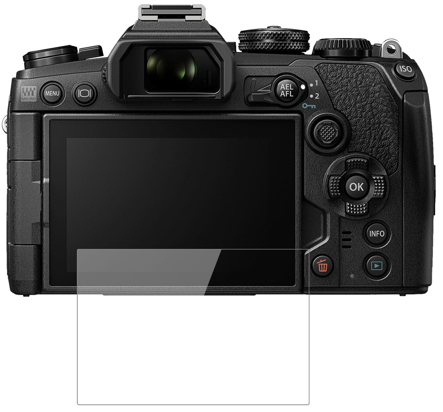 1x 9H Schutzfolie für Olympus OM-D E-M1 Mark III Panzerfolie