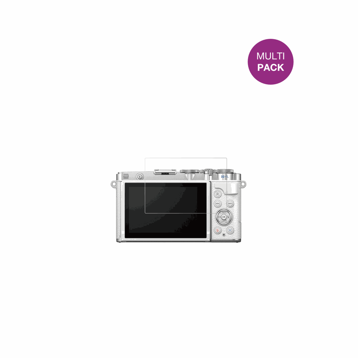 4x Schutzfolie klar für OM SYSTEM E-P7 Display-Schutzfolie
