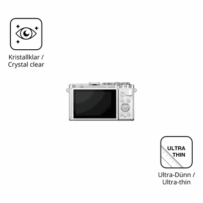4x Schutzfolie klar für OM SYSTEM E-P7 Display-Schutzfolie