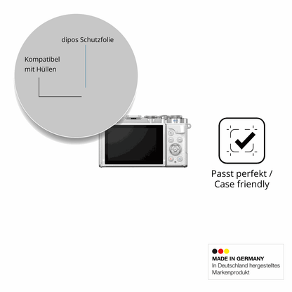4x Schutzfolie klar für OM SYSTEM E-P7 Display-Schutzfolie