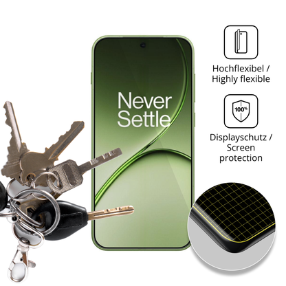 dipos Displayschutz f�r OnePlus 15T, transparente Oberfl�che, geringe Dicke und perfekte Passform