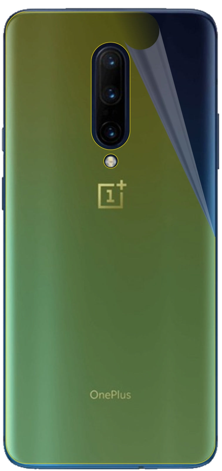 dipos Displayschutz für OnePlus 7 Pro Rückseite, transparente Oberfläche, geringe Dicke und perfekte Passform