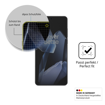 Schutz gegen Kratzer auf dem OnePlus 13 Case Friendly Glas durch Schlüssel, Stöße gegen die Tischkante oder Stürze